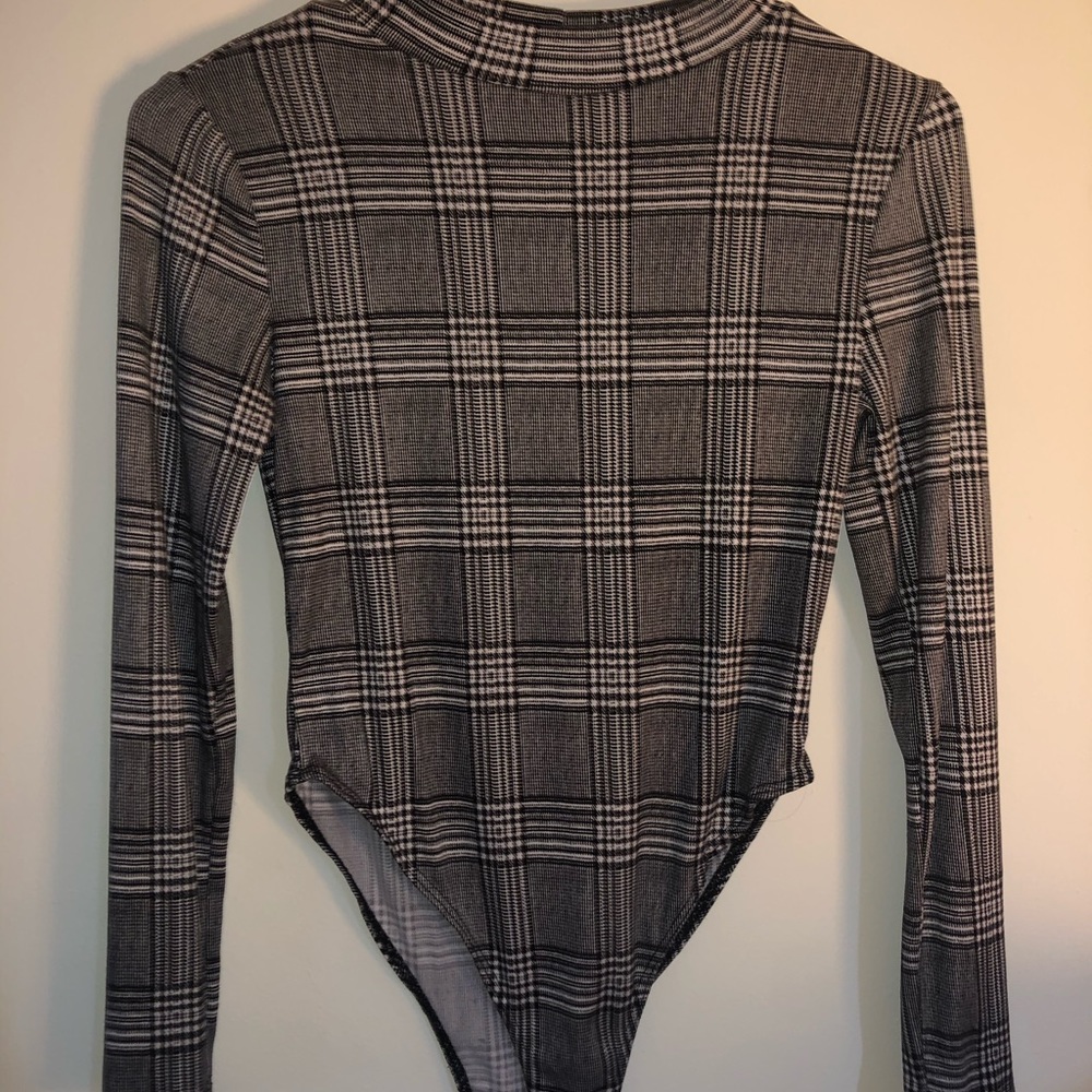 FashionNova Plaid Bodysuit